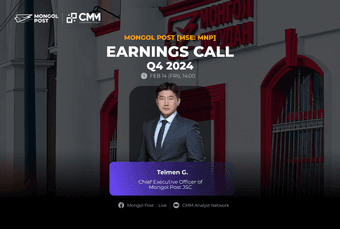 Q4 2024 Earnings Call - Mongol Post JSC
