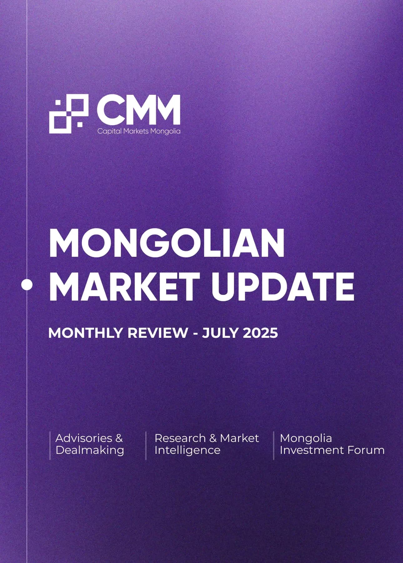 Monthly Market Update - July, 2025