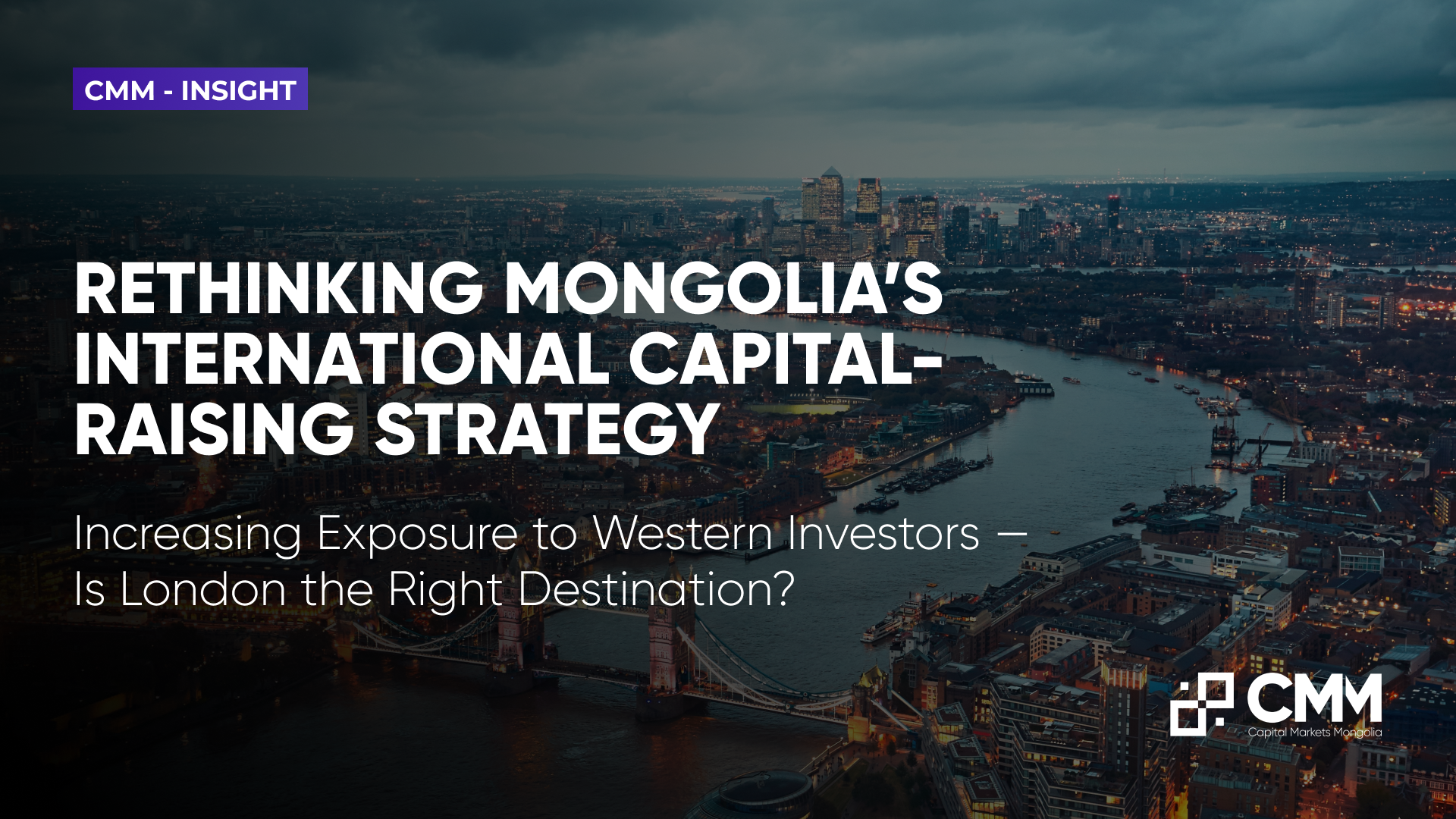 Rethinking Mongolia’s International Capital-Raising Strategy