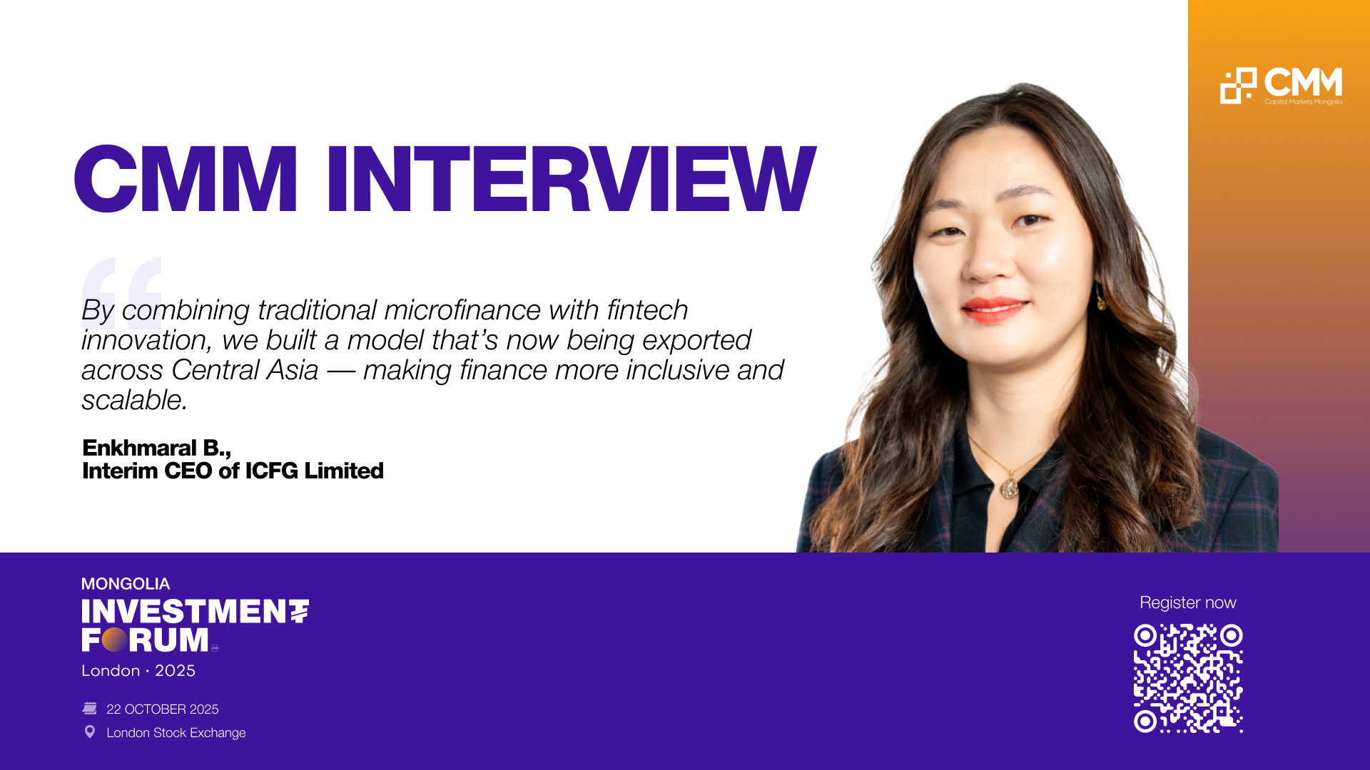 CMM Interview: ICFG Limited