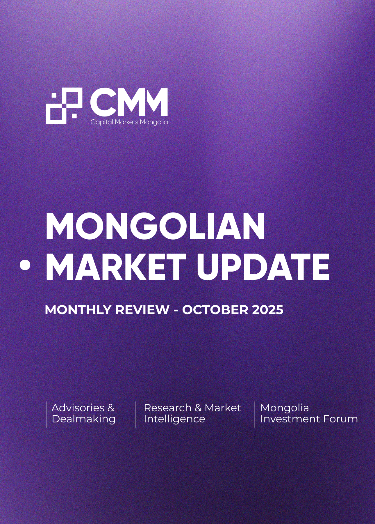 Monthly Market Update - October, 2025