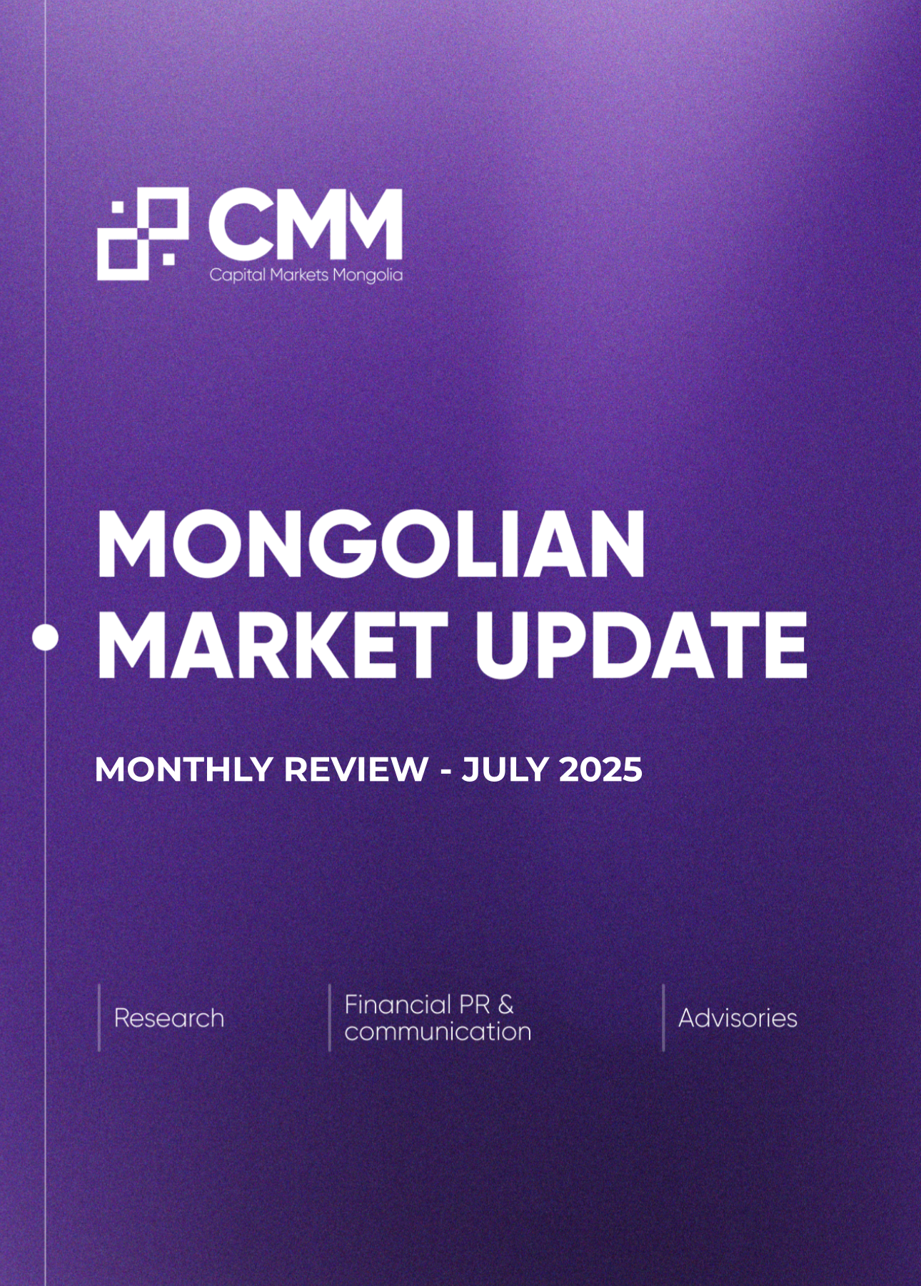 Monthly Market Update - July, 2025